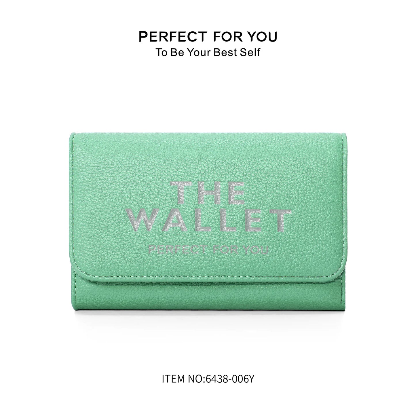 Fashion letter purse Large capacity card holder coin pocket