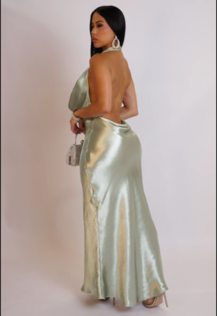 Sexy Maxi Dress - Sage
