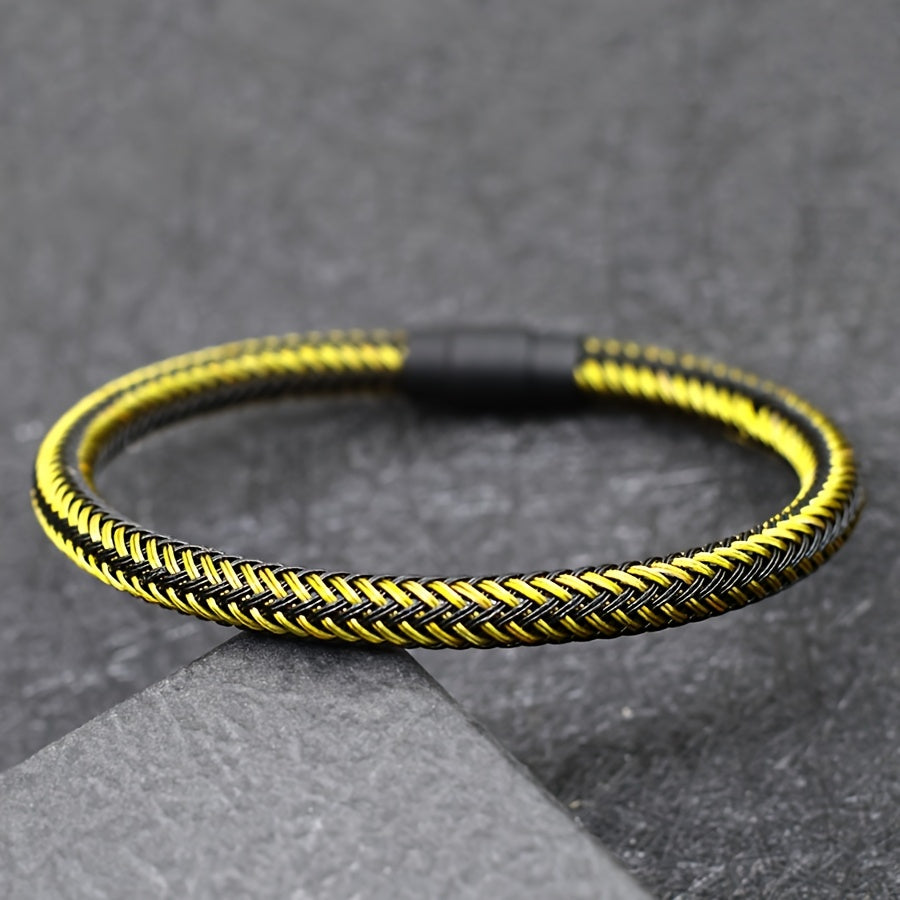 Braided Bracelet with Magnetic Clasp