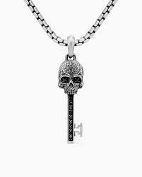 Skull Key Charm