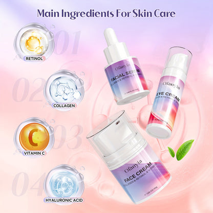 One Set Of Collagen & Retinol Skincare, 6in 1 Collagen & Retinol Facial Kit