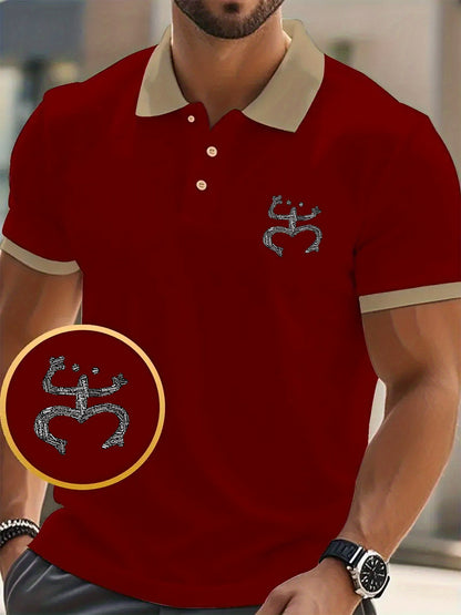 Men'S Polo Shirt with Puerto Rico Graphic