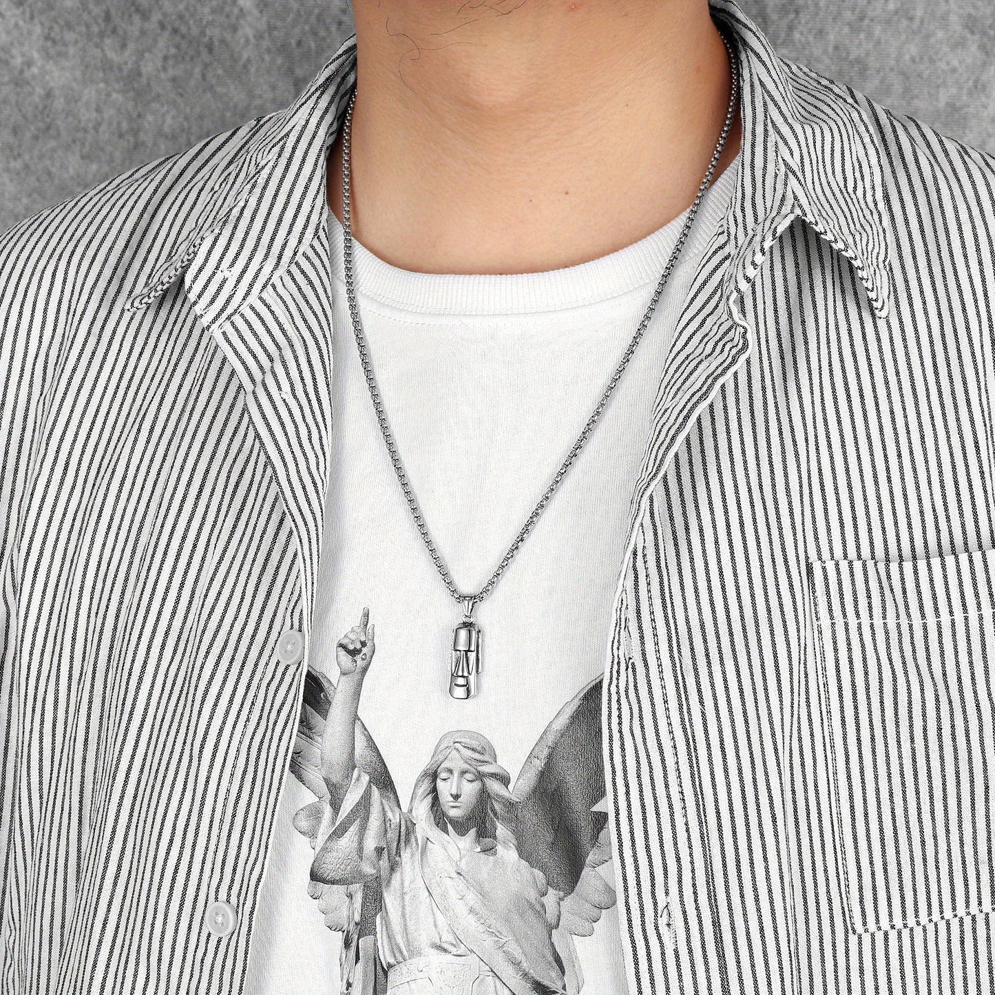 Moai Statue Pendant Necklace