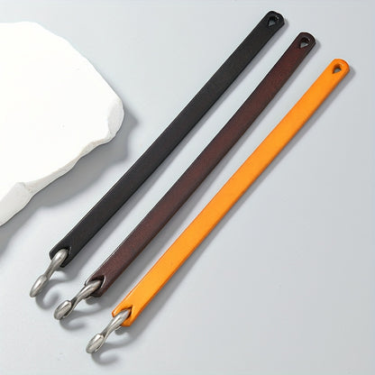 Leather Simple S Hook Bracelet