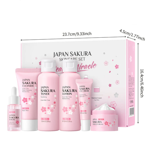 Skincare Set 6pcs Cleansing Toner Skincare Lotion Essence