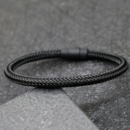 Braided Bracelet with Magnetic Clasp