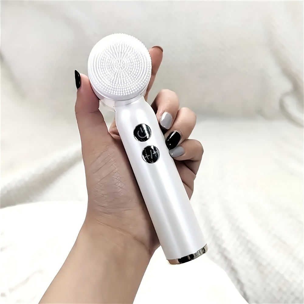6-in-1 USB Rechargeable Electric Cleansing Brush with 6 Heads
