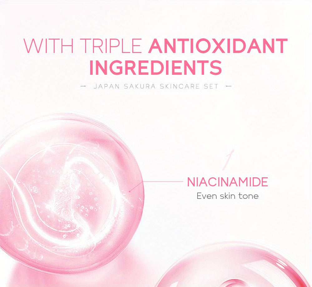 Skincare Set 6pcs Cleansing Toner Skincare Lotion Essence