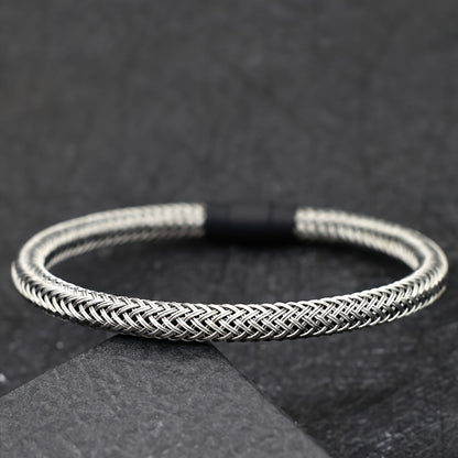 Braided Bracelet with Magnetic Clasp