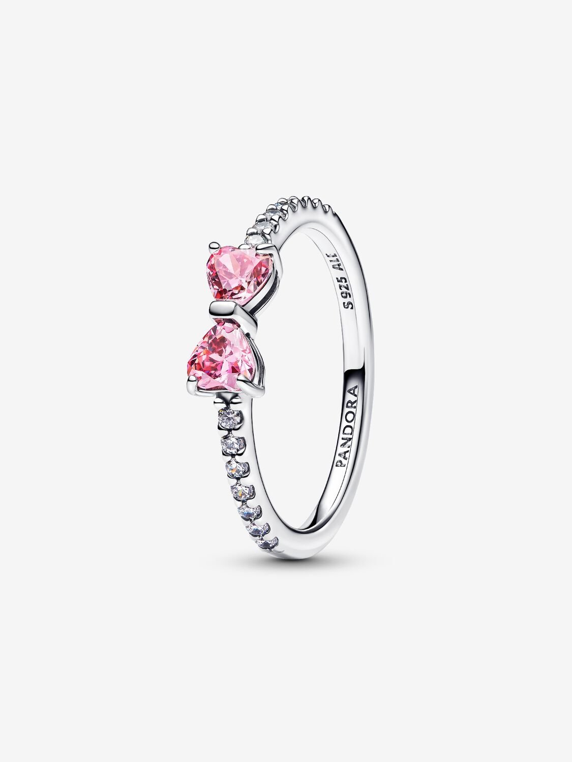 S925 Pink Bow Ring
