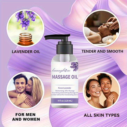Lavender& Jojoba Body Massage Oil  Bundle- Deep Moisturizing Nourishing Skincare
