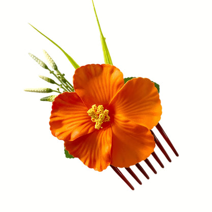 New Style Artificial Flower Long Hair Comb Hair Accessory