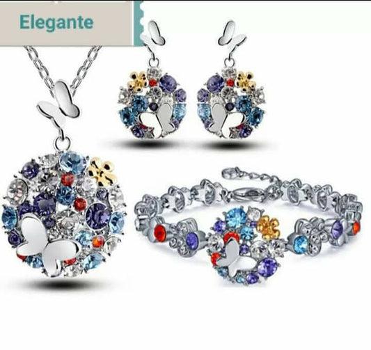CRISTAL FANTASY JEWELRY SET 3PC
