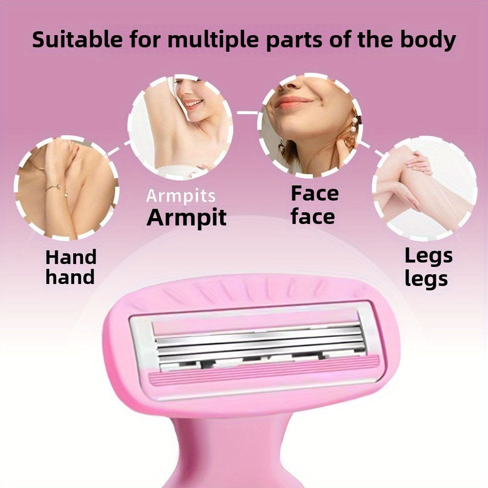 5pcs  Razor Set, Five-Blade Mini Scalp Shave