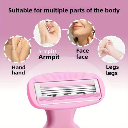 5pcs  Razor Set, Five-Blade Mini Scalp Shave