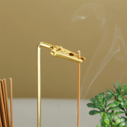 2-in-1 Elegant Glass Incense and Candle Holder
