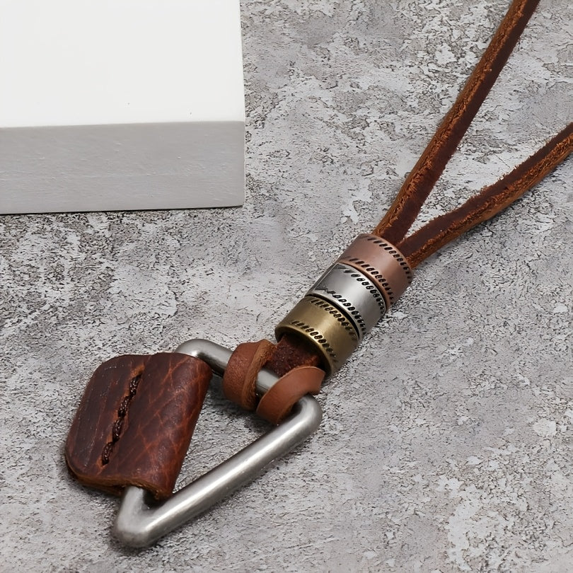 Leather Cowhide Necklace