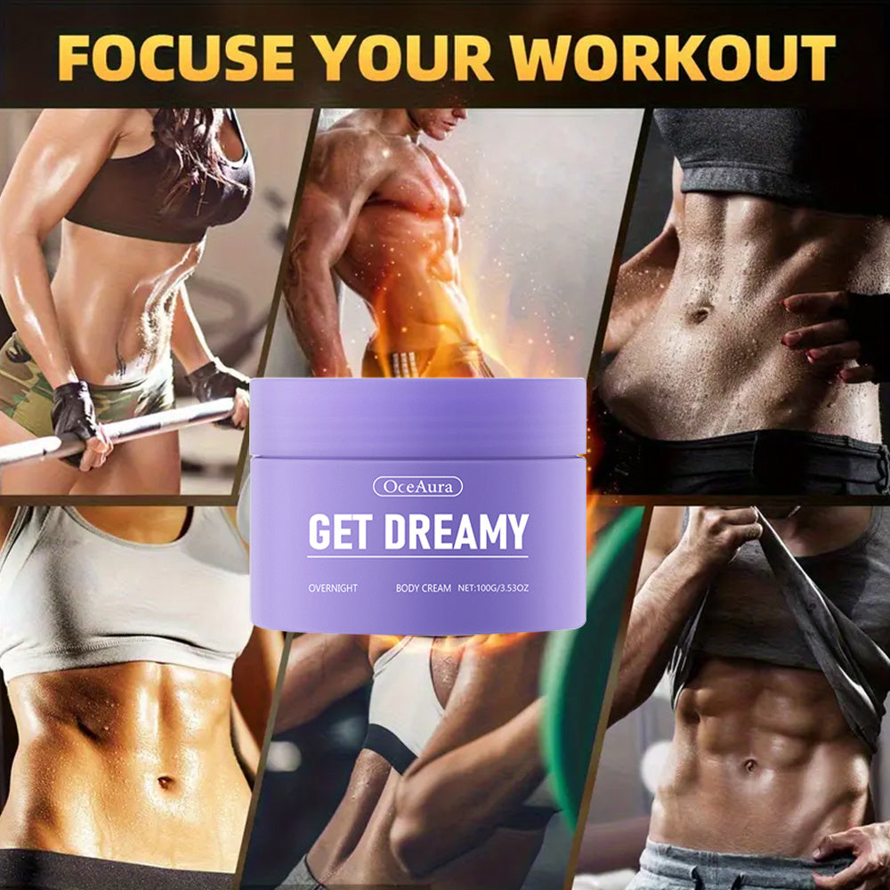5pcs GET-DREAMY Overnight Toning Whip,Body Shaping And Moisturizing Cream
