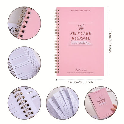 Undated Daily Self Care Journal 100 Pages Record Five Minutes A Day For More Affirmation Reflection Optimism Positivity Happiness Guide Daily Planner For Students Teachers Friends Holiday Gifts