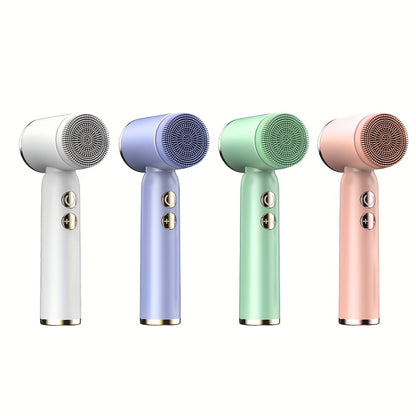 6-in-1 USB Rechargeable Electric Cleansing Brush with 6 Heads