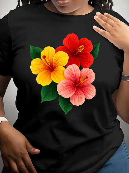 Bright Flower Casual Top