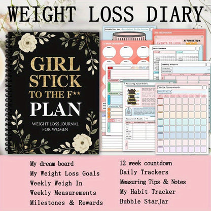 Weight Loss Diary, Weight Loss Plan, Daily Activity Tracker