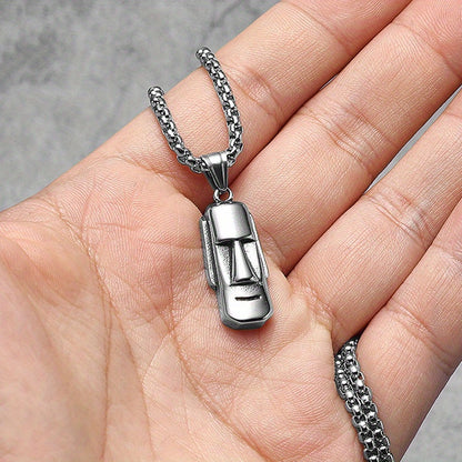 Moai Statue Pendant Necklace