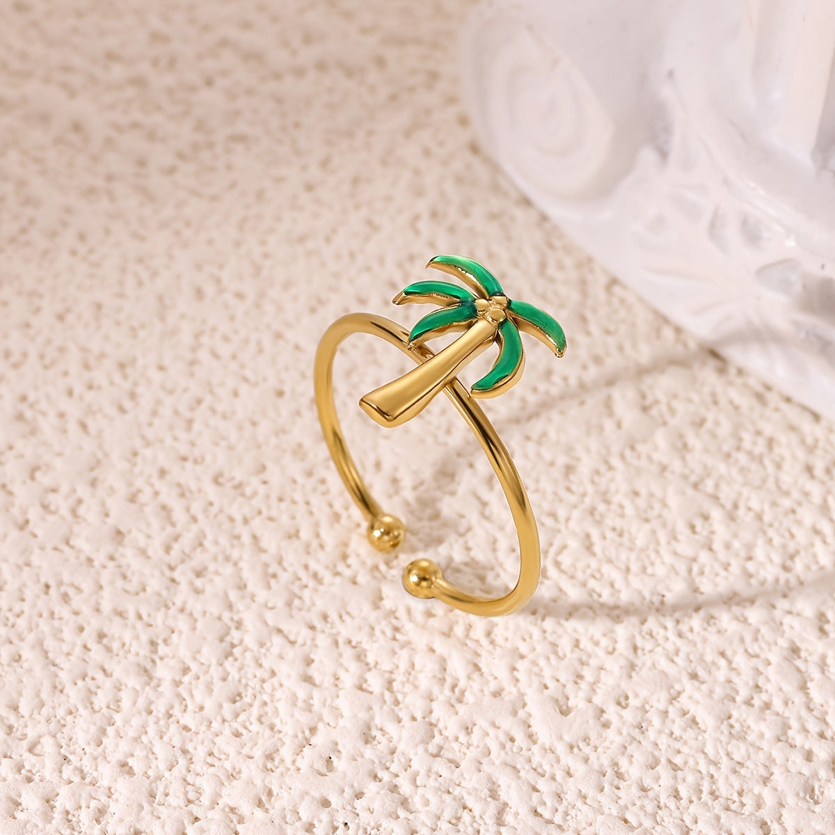 Stainless Steel Adjustable Palm Ring