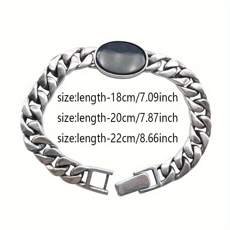 Vintage Twisted Tank Chain Simple Cuban Chain