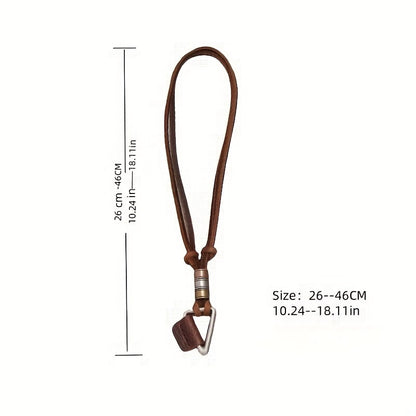 Leather Cowhide Necklace