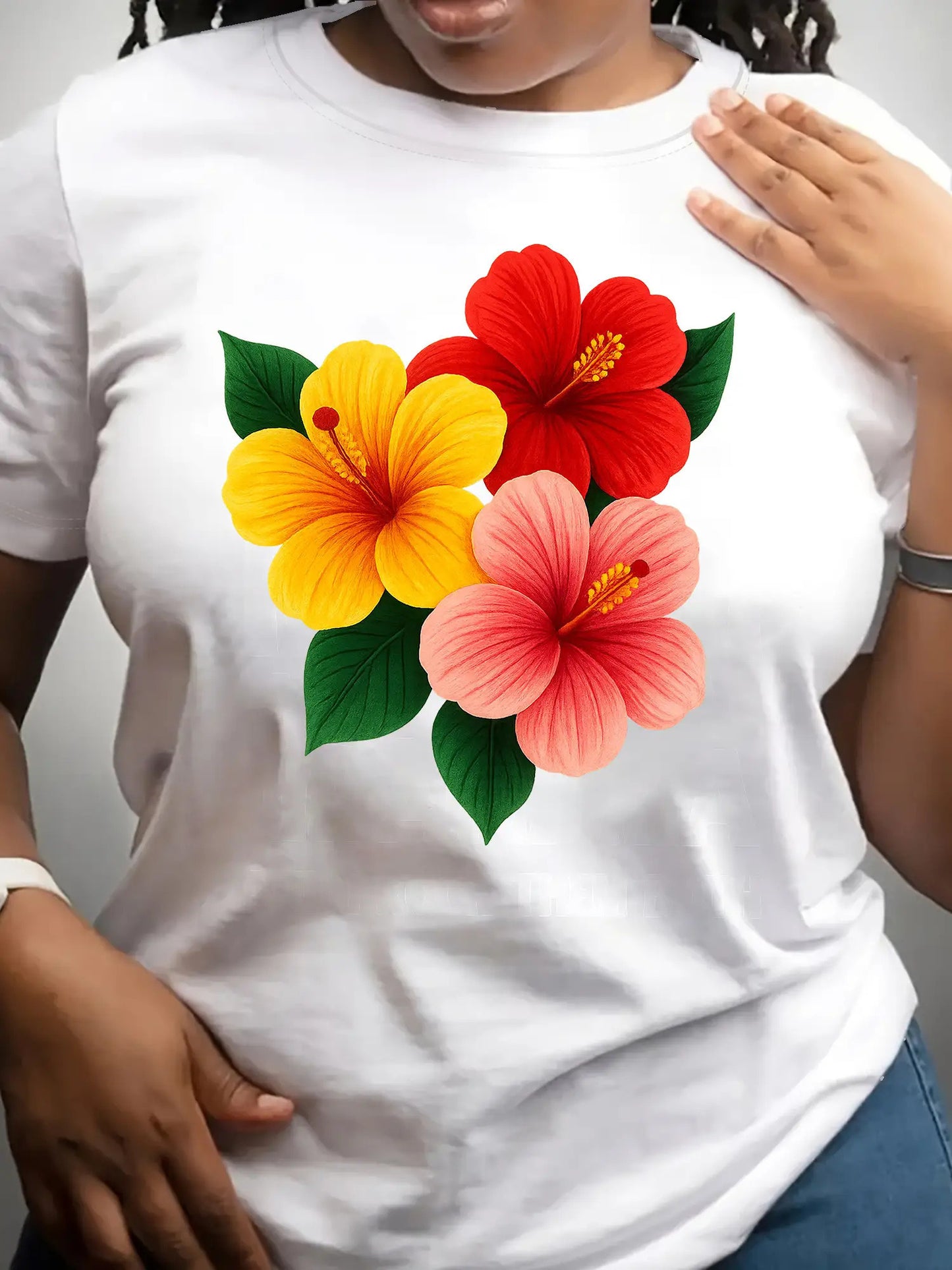 Bright Flower Casual Top