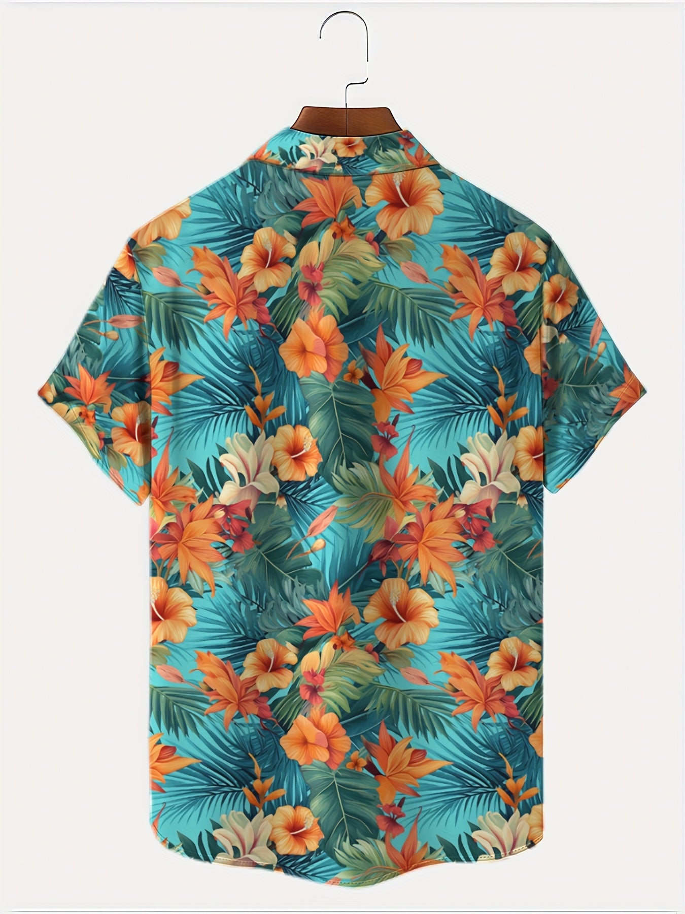 Palm Tree-style Short-sleeved Shirt
