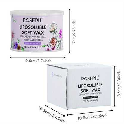 Natural Beeswax & Floral Soft Wax for Sensitive Light Beige - Low-Temperature Painless Hair Remova