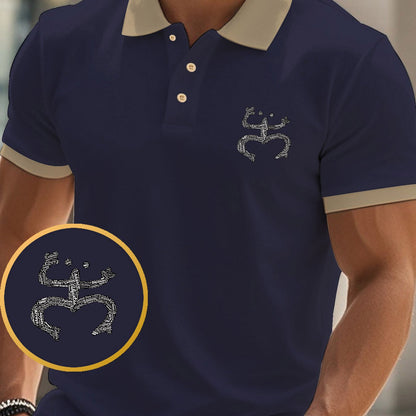 Men'S Polo Shirt with Puerto Rico Graphic