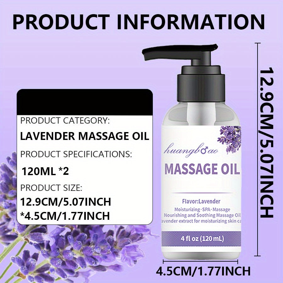 Lavender& Jojoba Body Massage Oil  Bundle- Deep Moisturizing Nourishing Skincare