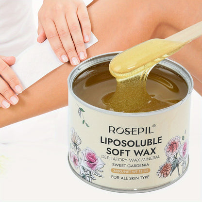 Natural Beeswax & Floral Soft Wax for Sensitive Light Beige - Low-Temperature Painless Hair Remova