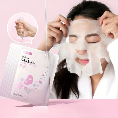60-in-1 Sakura Skincare Set - All-in-One Facial Care Kit with Cleanser, Toner, Serum, Eye Cream, Face Cream, Masks