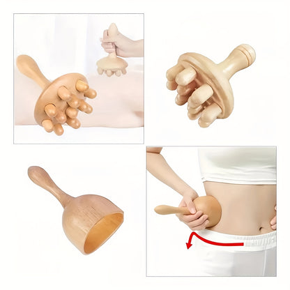 8-in-1 Wood Therapy Massage Tool Set