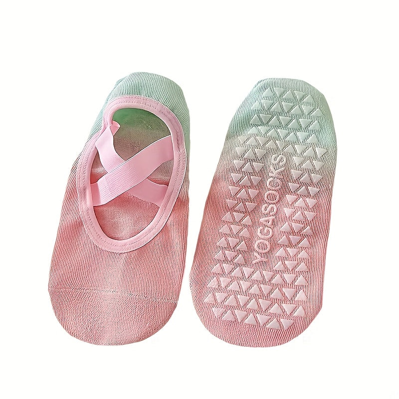 5 Pairs Women'S Yoga Socks - Silicone Non-Slip