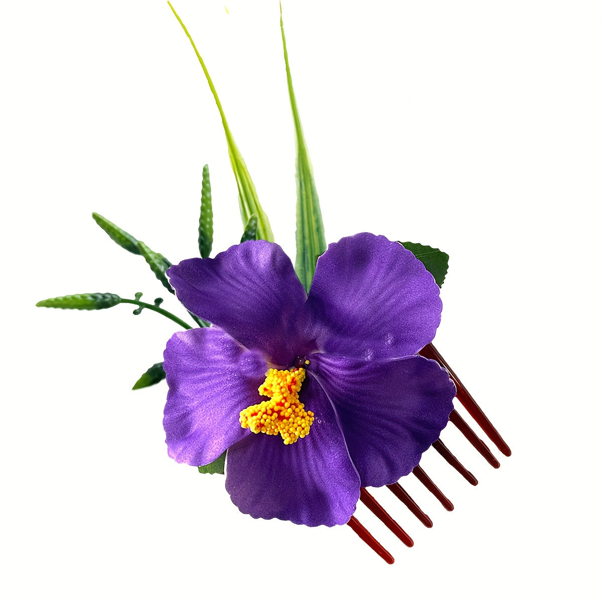 New Style Artificial Flower Long Hair Comb Hair Accessory