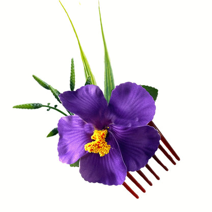 New Style Artificial Flower Long Hair Comb Hair Accessory
