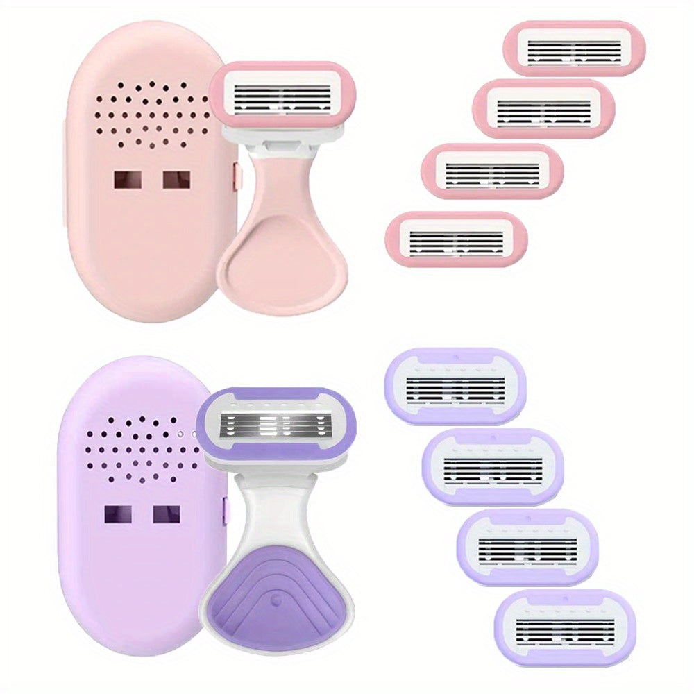 5pcs  Razor Set, Five-Blade Mini Scalp Shave