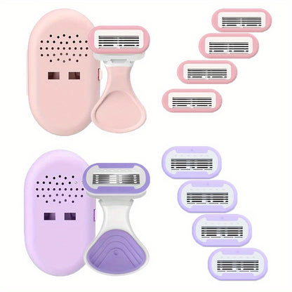 5pcs  Razor Set, Five-Blade Mini Scalp Shave