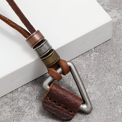 Leather Cowhide Necklace