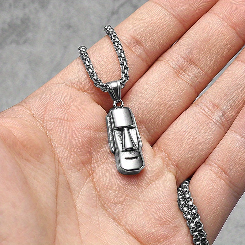 Moai Statue Pendant Necklace