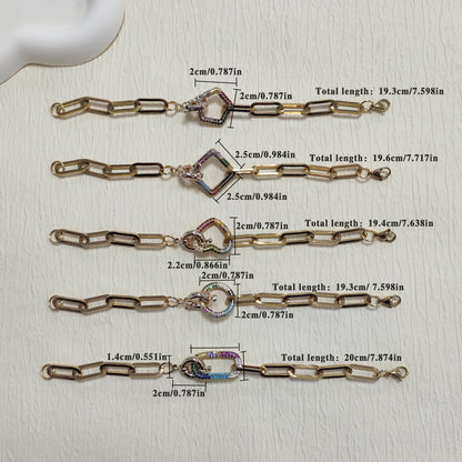 [1pc Elegant Bracelet] 1pc Elegant Double Buckle Stainless Steel Bracelet | Versatile for Women and Girls, Ideal for Daily Wear & Gift, Perfect for Valentine's Day, All-Season Accessory