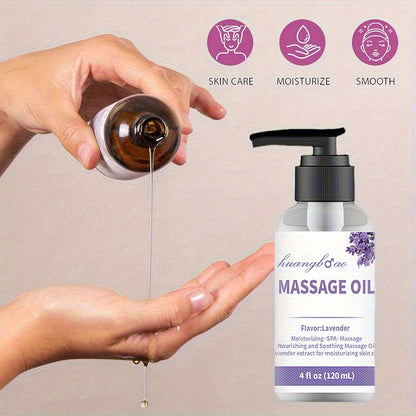 Lavender& Jojoba Body Massage Oil  Bundle- Deep Moisturizing Nourishing Skincare
