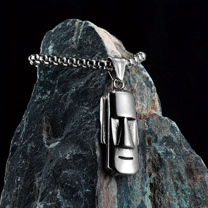 Moai Statue Pendant Necklace