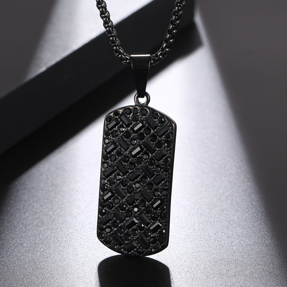 Luxury Black Stainless Steel Necklace