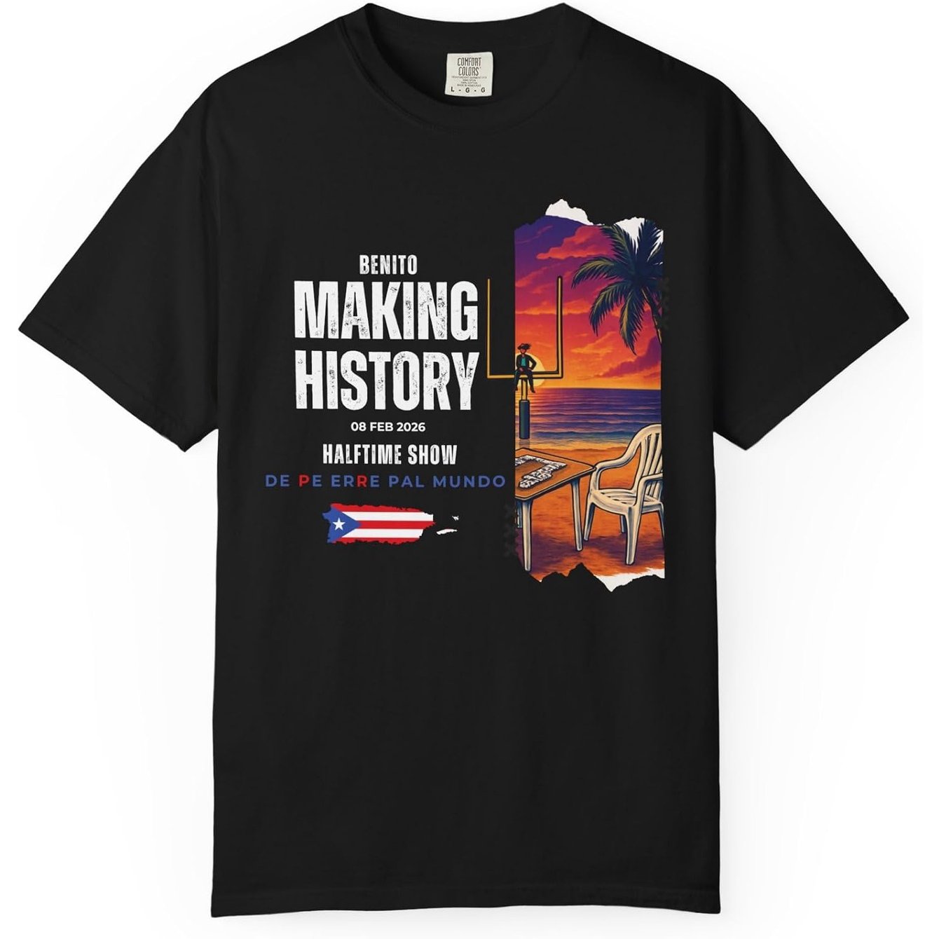 Puerto Rico Football Shirt | Benito Music Bowl